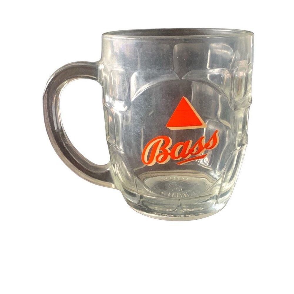 Vintage Bass Ale Beer Glass Mug Stein Pub Style Great Addition To A Collection